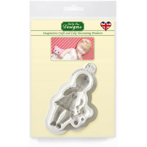 3.5 INCH BABY GIRL SILICONE MOULD CF0002 (#65539)