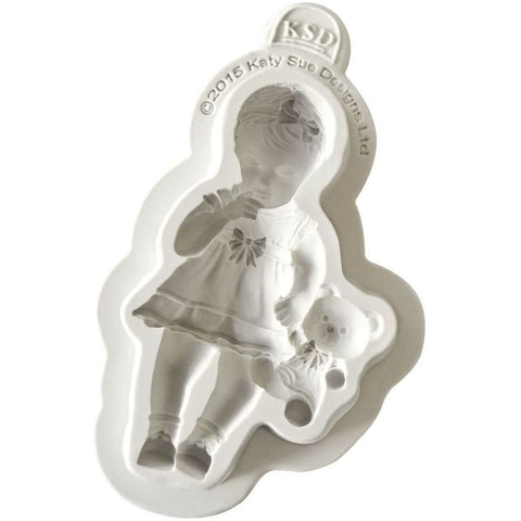 3.5 INCH BABY GIRL SILICONE MOULD CF0002 (#65539)