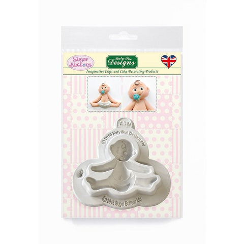 6 INCH BUTTON BABY SILICONE MOULD CSB021 (#65541)