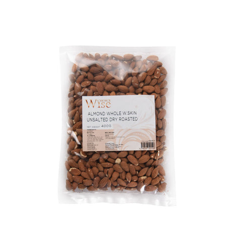 ROASTED ALMOND WHOLE WITH SKIN 400G (#65563)