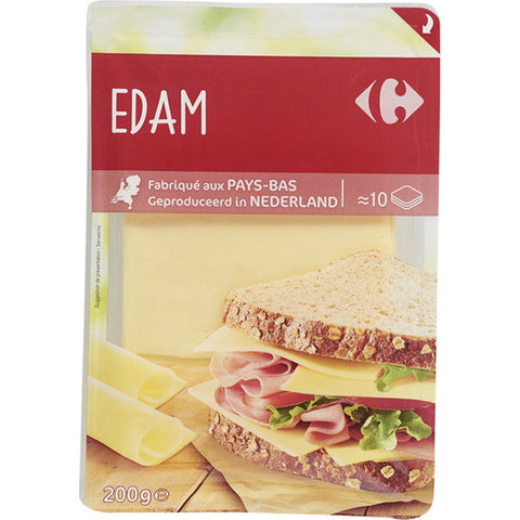 SLICED EDAM CHEESE 200G (#116020)
