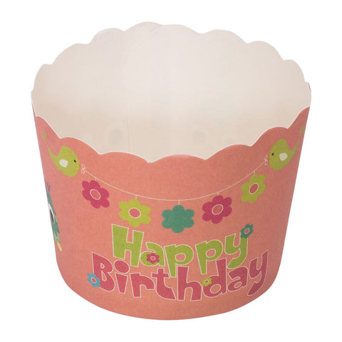 MUFFIN BAKING CASE 50X45MM OWL 50PCS (#65727)