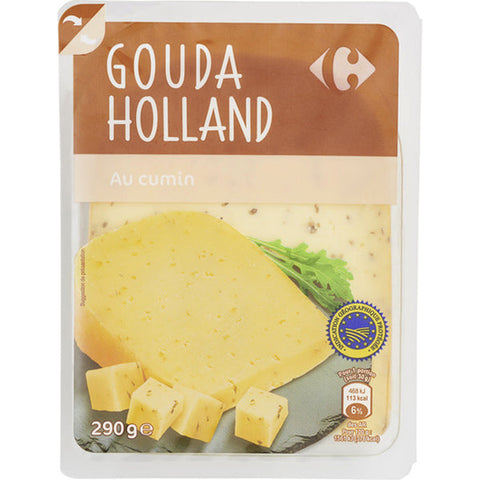 PGI HOLLAND GOUDA CUMIN SEEDS CHEESE 290G (#116206)