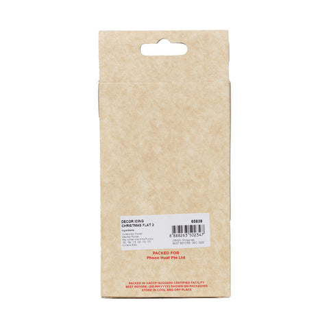 ICING DECOR- CHRISTMAS FLAT 2 (#65839)