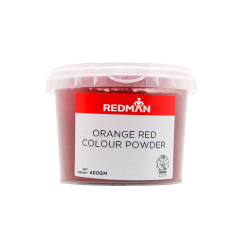 ORANGE RED COLOUR POWDER 400G (#66051)