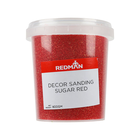 RED SANDING SUGAR 800G (#66064)