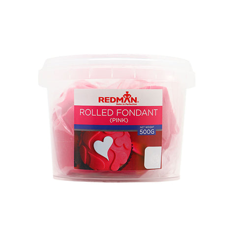 ROLLED FONDANT (PINK) 500G (#66239)