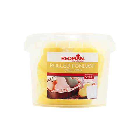 ROLLED FONDANT (YELLOW) 500G (#66242)
