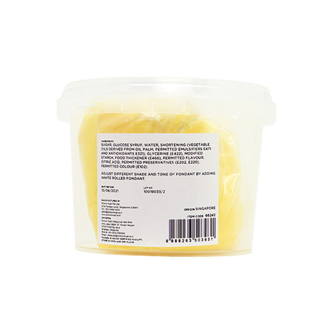 ROLLED FONDANT (YELLOW) 500G (#66242)
