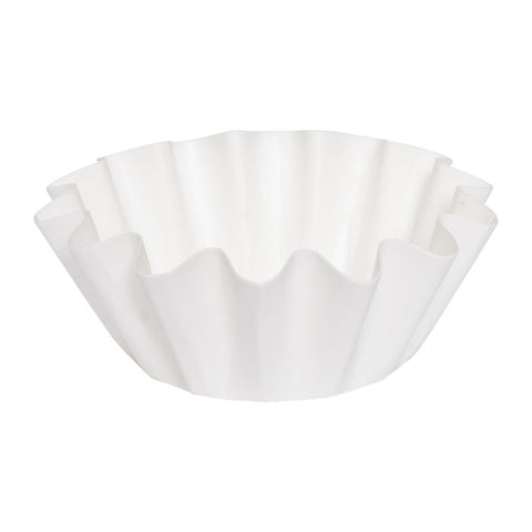 BAKING CASE FLORET 45X30MM WHITE 100PCS (#66263)