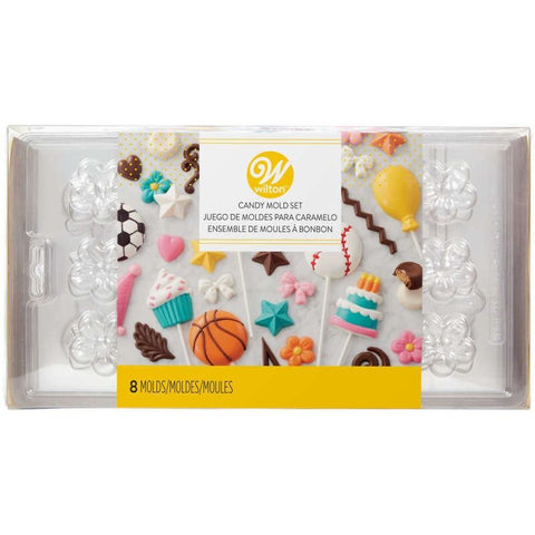 CANDY MOULD SET 2115-0030 8PCS (#66369)