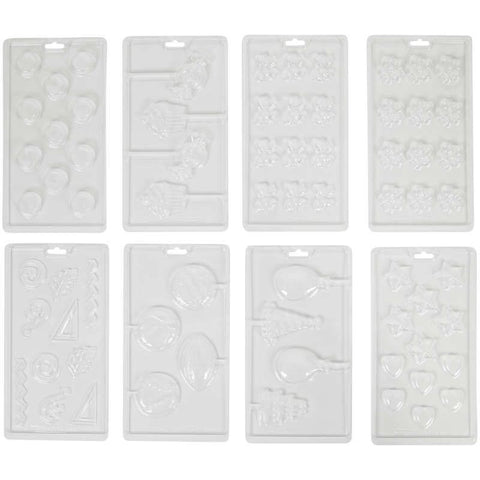 CANDY MOULD SET 2115-0030 8PCS (#66369)
