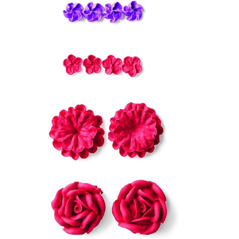 PIPING TIP SET ROUND & STAR (LEFT HANDED) 4PCS (#66373)