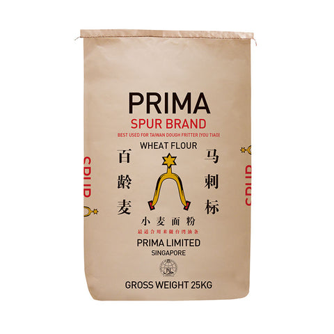 SPUR WHEAT FLOUR FOR FRIED FRITTER(YOU TIAO) 25KG (#66408)