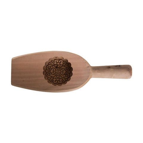 MOONCAKE MOULD WOODEN ROUND A (#66409)