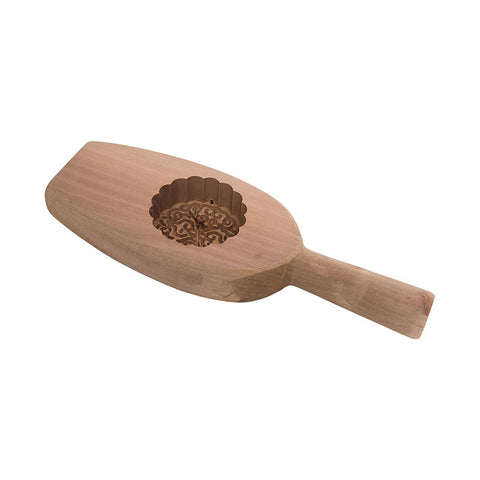 MOONCAKE MOULD WOODEN ROUND A (#66409)