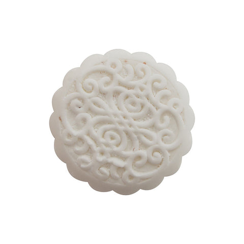 MOONCAKE MOULD WOODEN ROUND C (#66411)