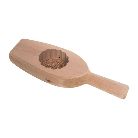 MOONCAKE MOULD WOODEN ROUND D (#66412)