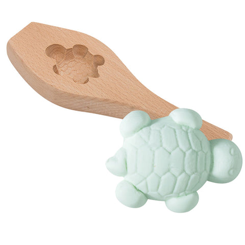 MOONCAKE MOULD WOODEN TORTOISE (#66413)