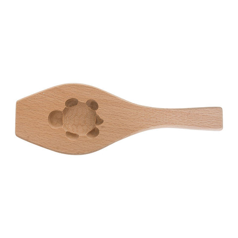 MOONCAKE MOULD WOODEN TORTOISE (#66413)