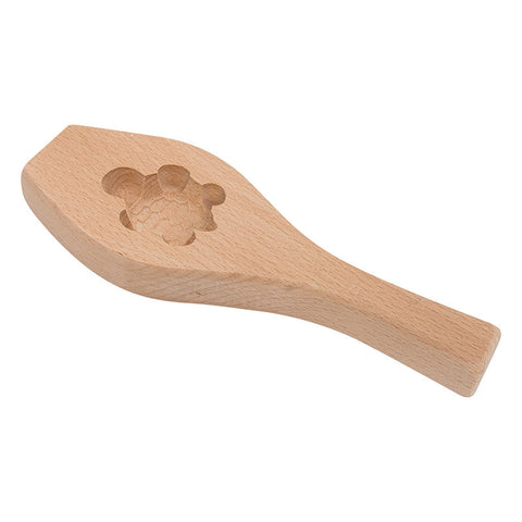 MOONCAKE MOULD WOODEN TORTOISE (#66413)