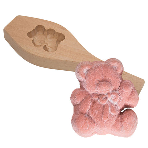 MOONCAKE MOULD WOODEN BEAR (#66414)