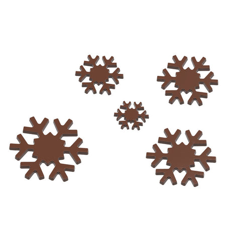 CHOCOLATE MOULD CHRISTMAS SNOWSTAR 5FIG CW1770 (#66422)