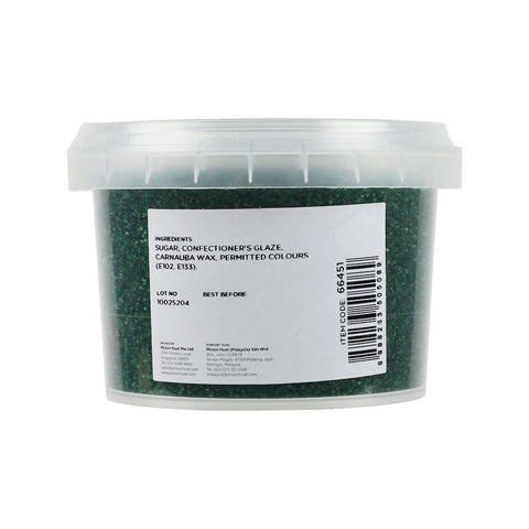 GREEN SANDING SUGAR 250G (#66451)
