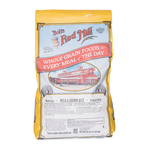 BROWN WILD RICE MIX 25LB (#66480)