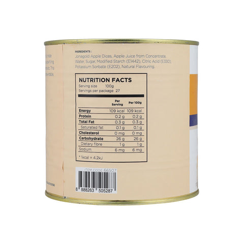 DICED APPLE PIE FILLING 2.7KG (#66507)