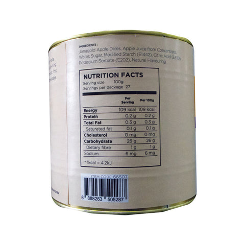 DICED APPLE PIE FILLING 2.7KG (#66507)