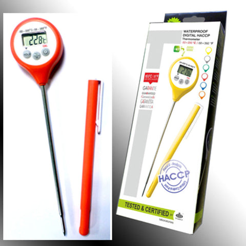 DIGITAL THERMOMETER (RED) (-50°C+200C°C) (#66516)