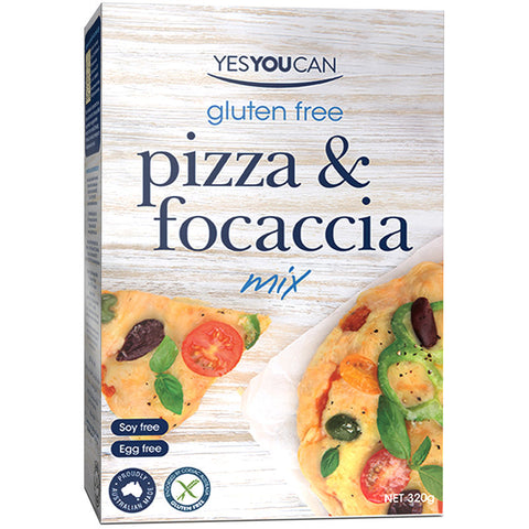 GLUTEN FREE PIZZA & FOCACCIA MIX 320G (#66523)