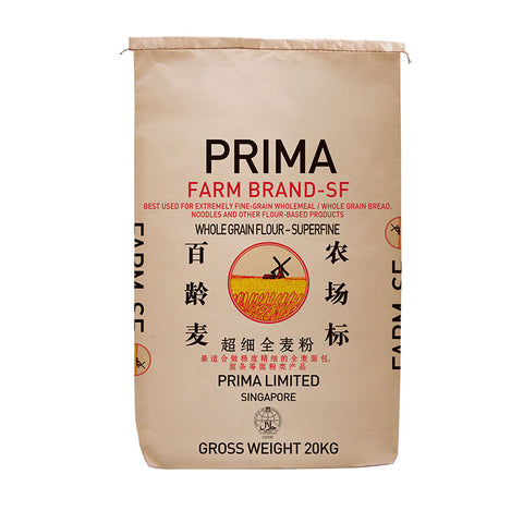 FARM-SF SUPERFINE WHOLEGRAIN FLOUR 20KG (#66647)