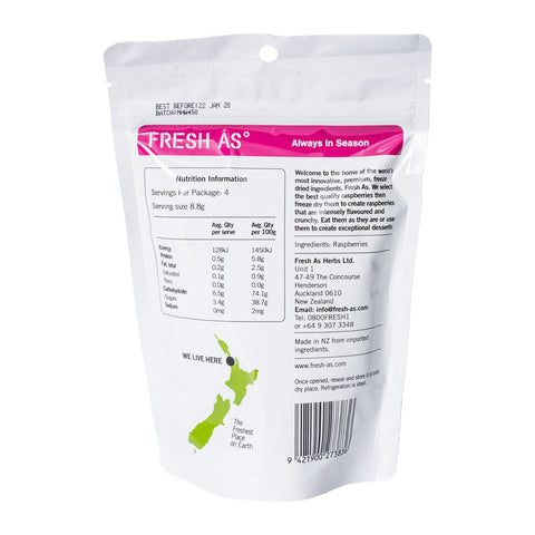 FREEZE DRIED RASPBERRY WHOLE 35G (#66663)