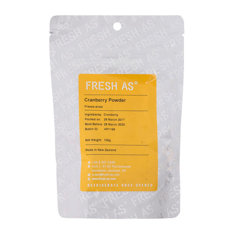 FREEZE DRIED CRANBERRY POWDER100G (#66669)
