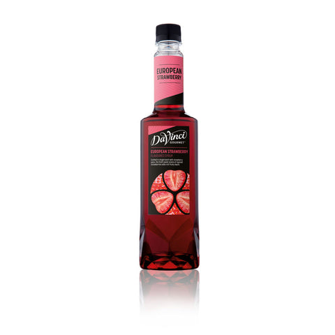 EUROPEAN STRAWBERRY FLAVOURED SYRUP 750ML (#66735)