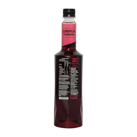 EUROPEAN STRAWBERRY FLAVOURED SYRUP 750ML (#66735)