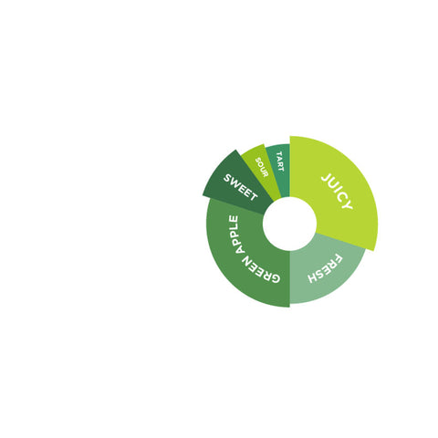 GREEN APPLE CAMPAGNA FLAVOURED SYRUP 750ML (#66736)