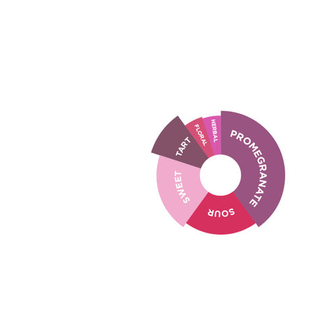 POMEGRANATE GRENADINE FLAVOURED SYRUP 750ML (#66737)