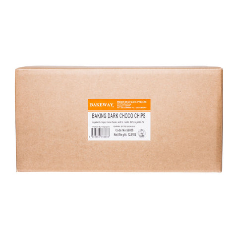 BAKING DARK COCOA CHIPS 12.5KG (#66808)