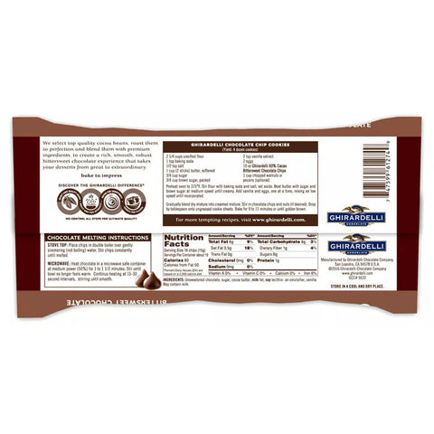 BITTERSWEET CHOCOLATE MINI CHIPS 60% 283G (#66812)