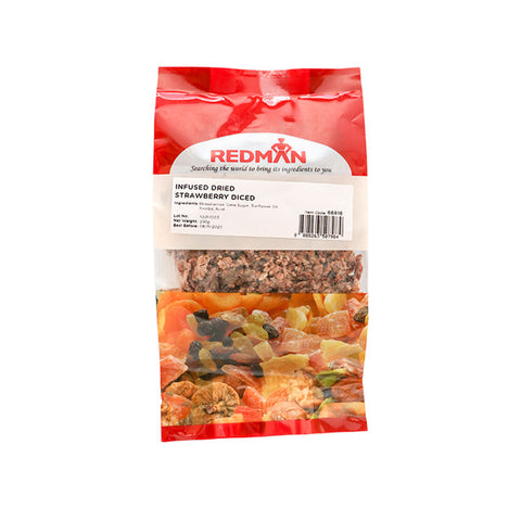 DRIED DICED STRAWBERRY 250G (#66816)