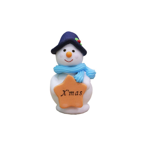 ICING DECOR SNOWMAN W/STAR 32X51MM Y88392 (#66866)