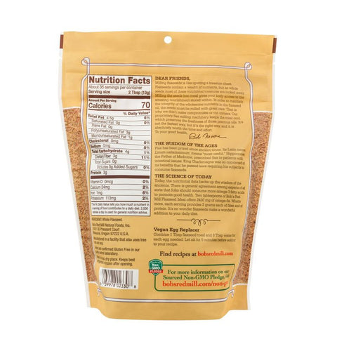GLUTEN FREE FLAXSEED MEAL 16OZ (#66949)
