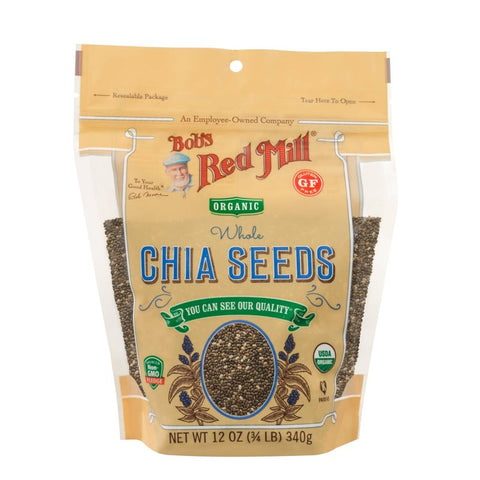 GLUTEN FREE ORG CHIA SEEDS 12OZ (#66950)