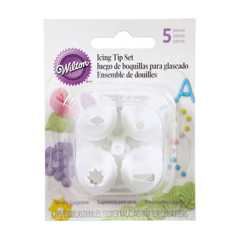 PIPING TIPS & NAIL SET 5PCS (#67005)