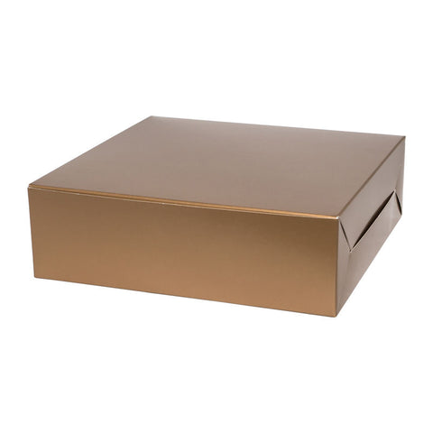 REDDISH GOLD LAPIS BOX 8X8X2.5" 5PCS (#67008)