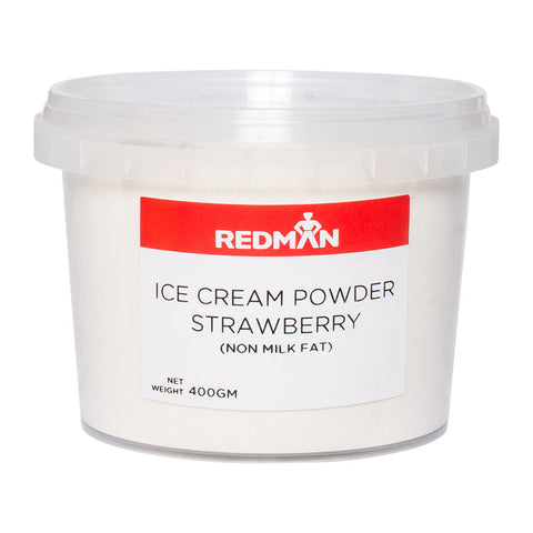 STRAWBERRY ICE CREAM POWDER 400G (#67048)