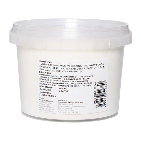 VANILLA ICE CREAM POWDER 400G (#67049)
